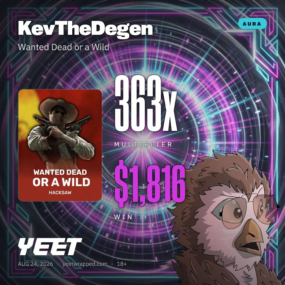 KevTheDegen hit 363.2x on Wanted Dead or a Wild