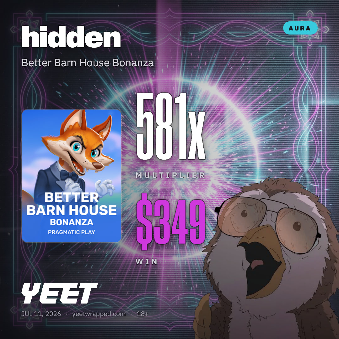 hidden hit 580.9x on Better Barn House Bonanza