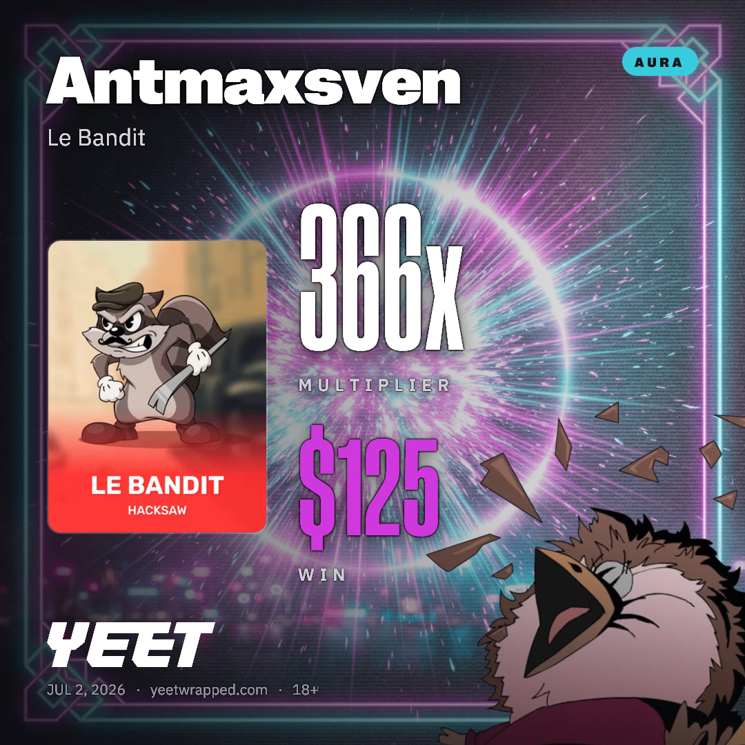 Antmaxsven hit 366.3x on Le Bandit