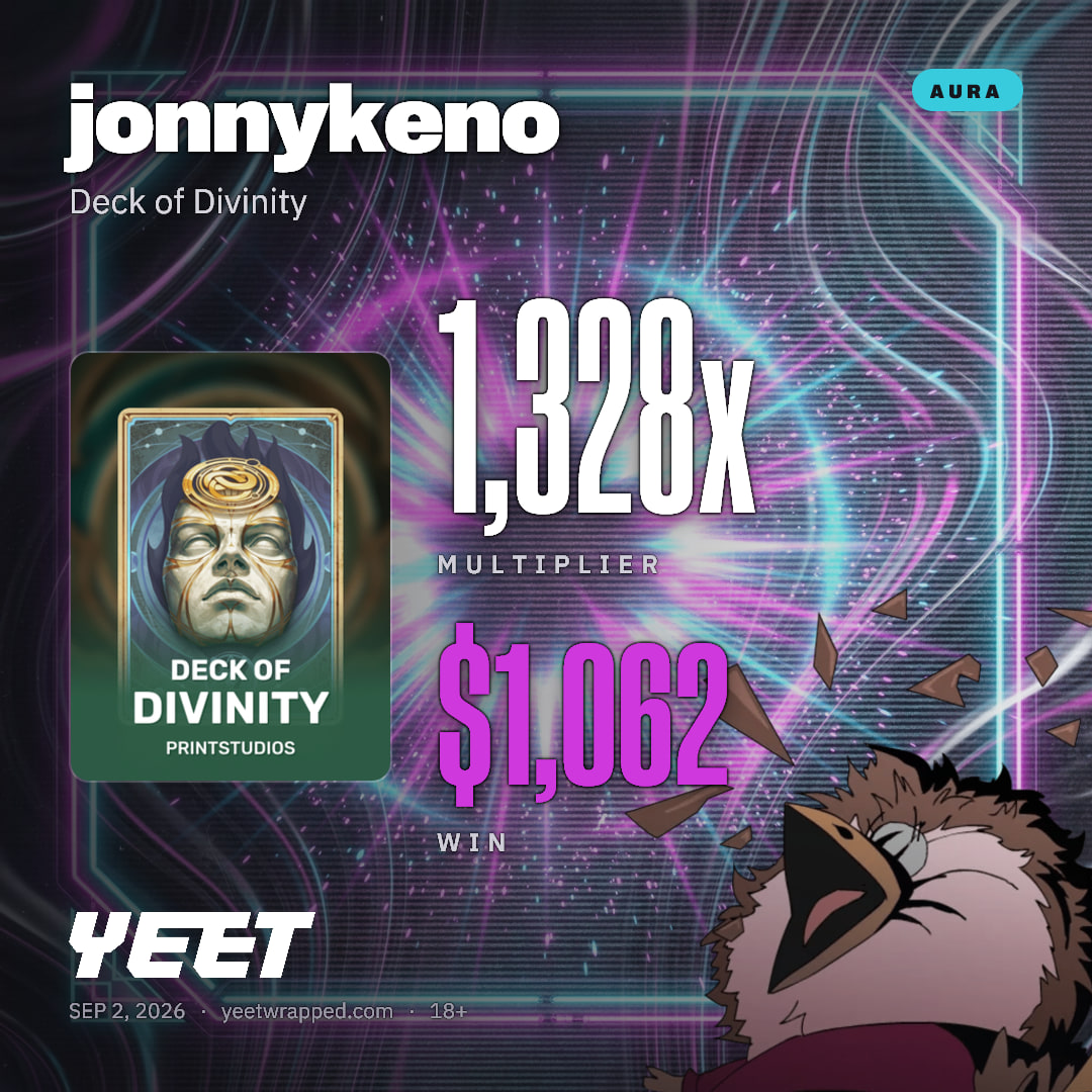 jonnykeno hit 1,328x on Deck of Divinity