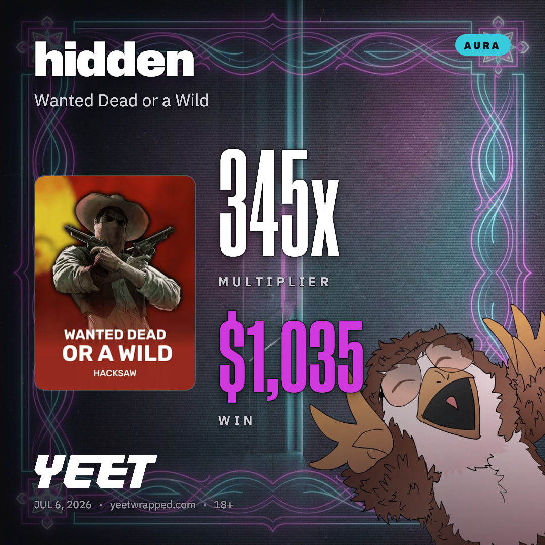 hidden hit 345x on Wanted Dead or a Wild