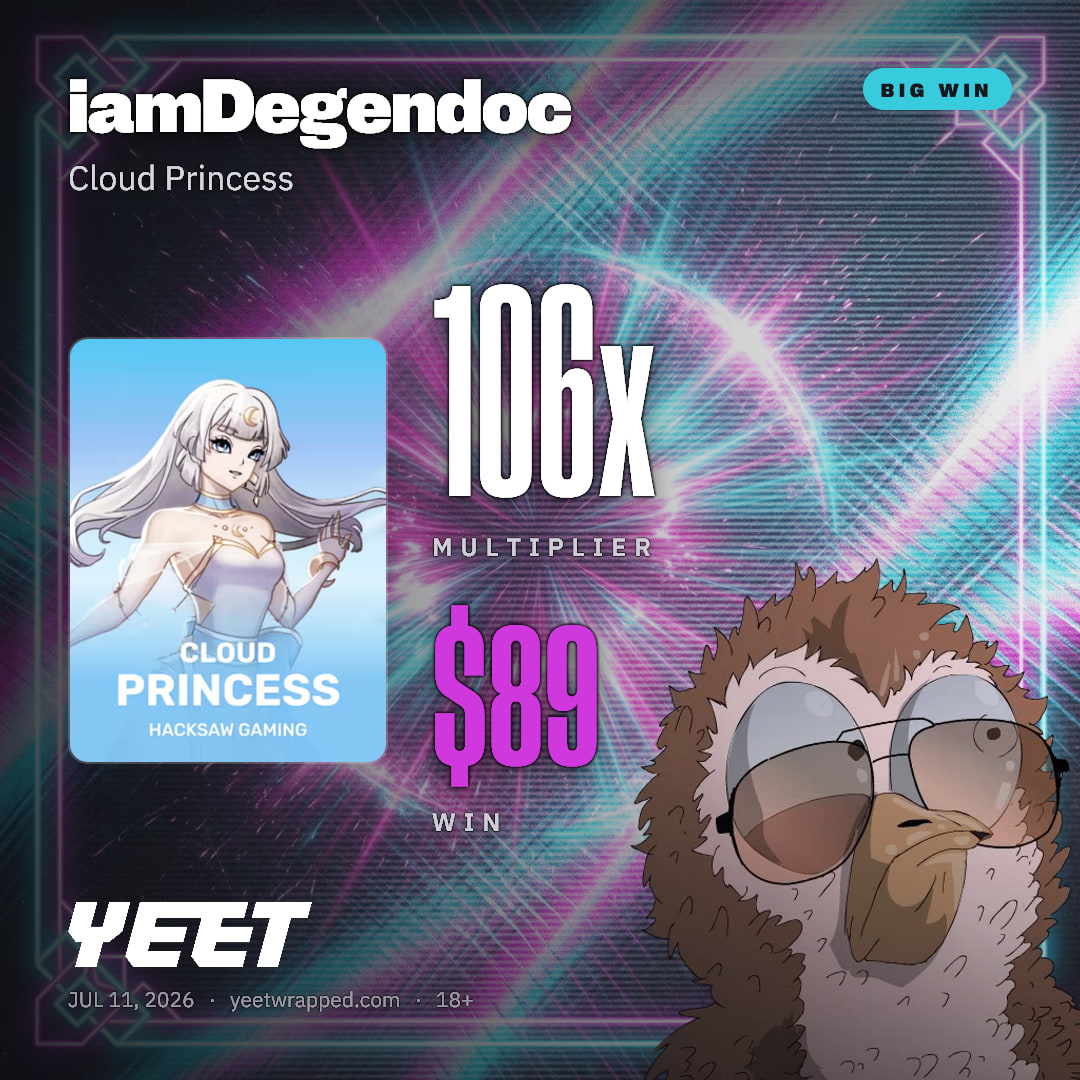 iamDegendoc hit 105.5x on Cloud Princess