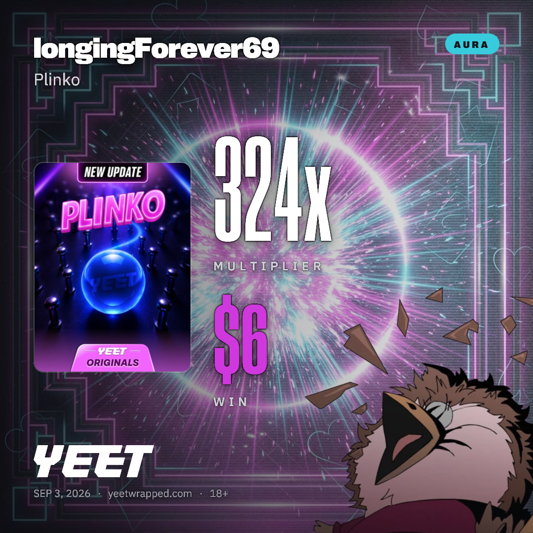 longingForever69 hit 324x on Plinko