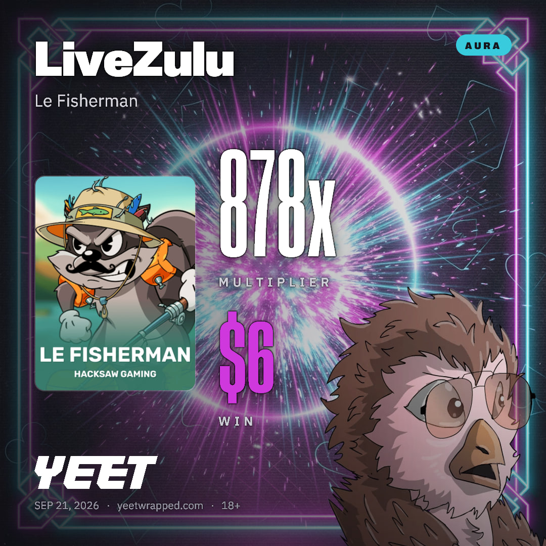 LiveZulu hit 878.3x on Le Fisherman