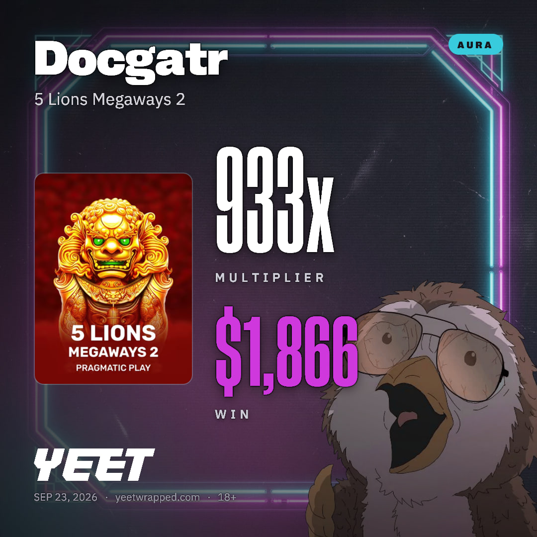 Docgatr hit 932.8x on 5 Lions Megaways 2