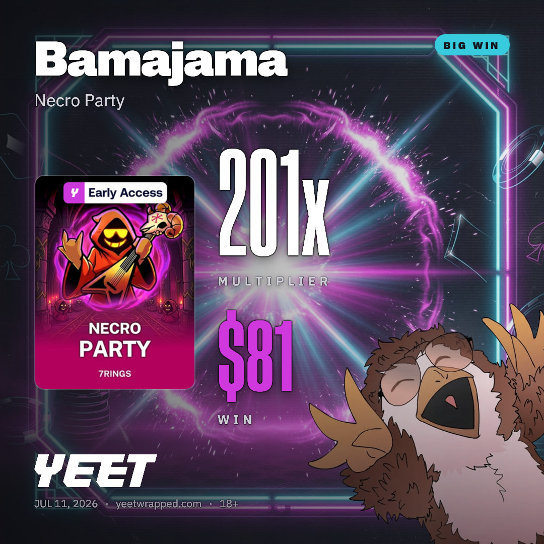 Bamajama hit 201.3x on Necro Party
