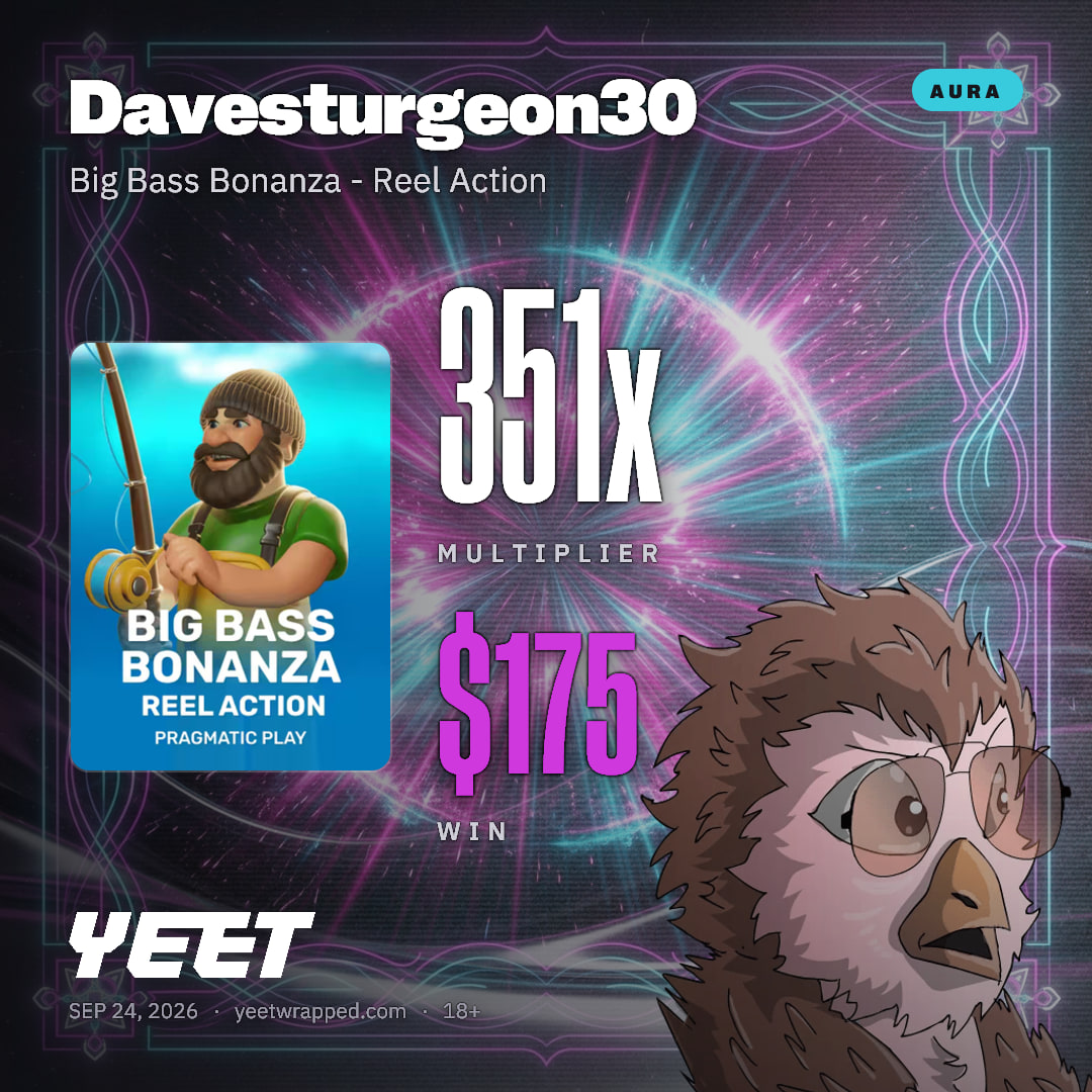 Davesturgeon30 hit 350.5x on Big Bass Bonanza - Reel Action
