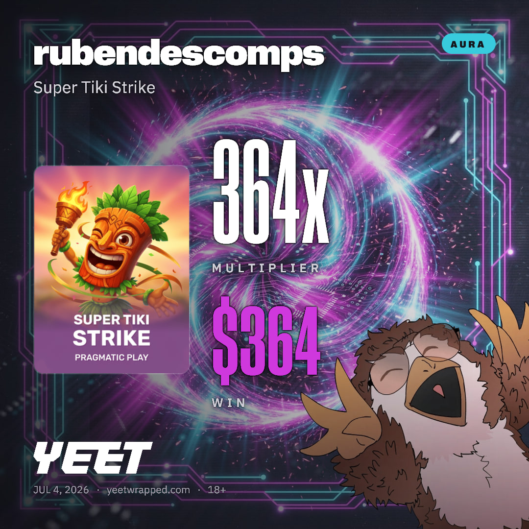 rubendescomps hit 364x on Super Tiki Strike