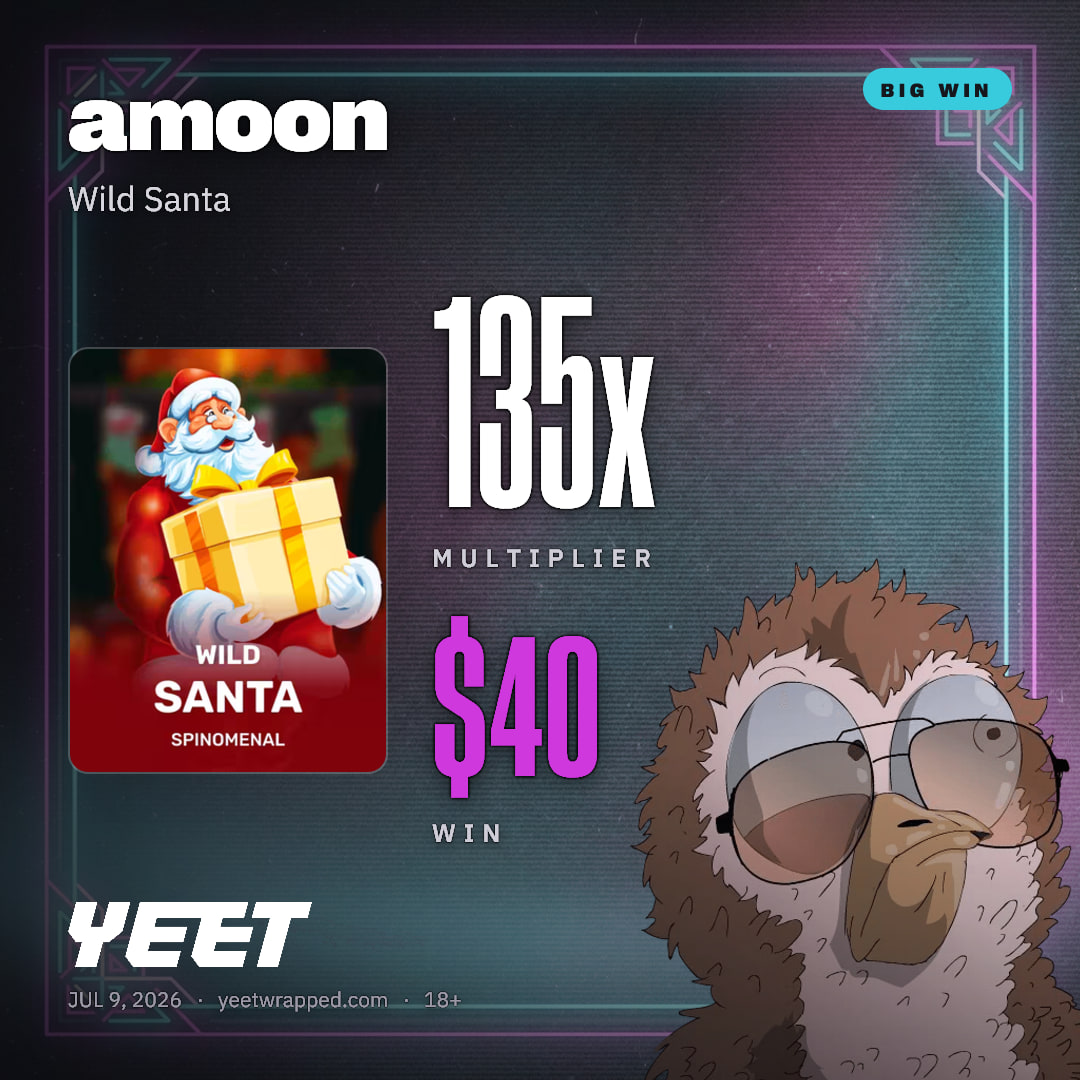 amoon hit 134.5x on Wild Santa