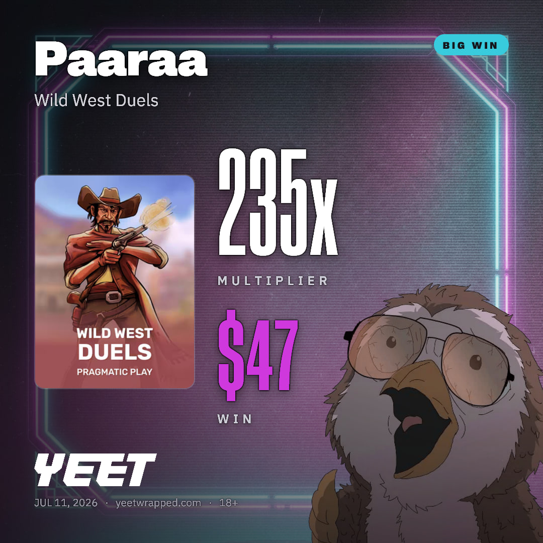 Paaraa hit 235.3x on Wild West Duels
