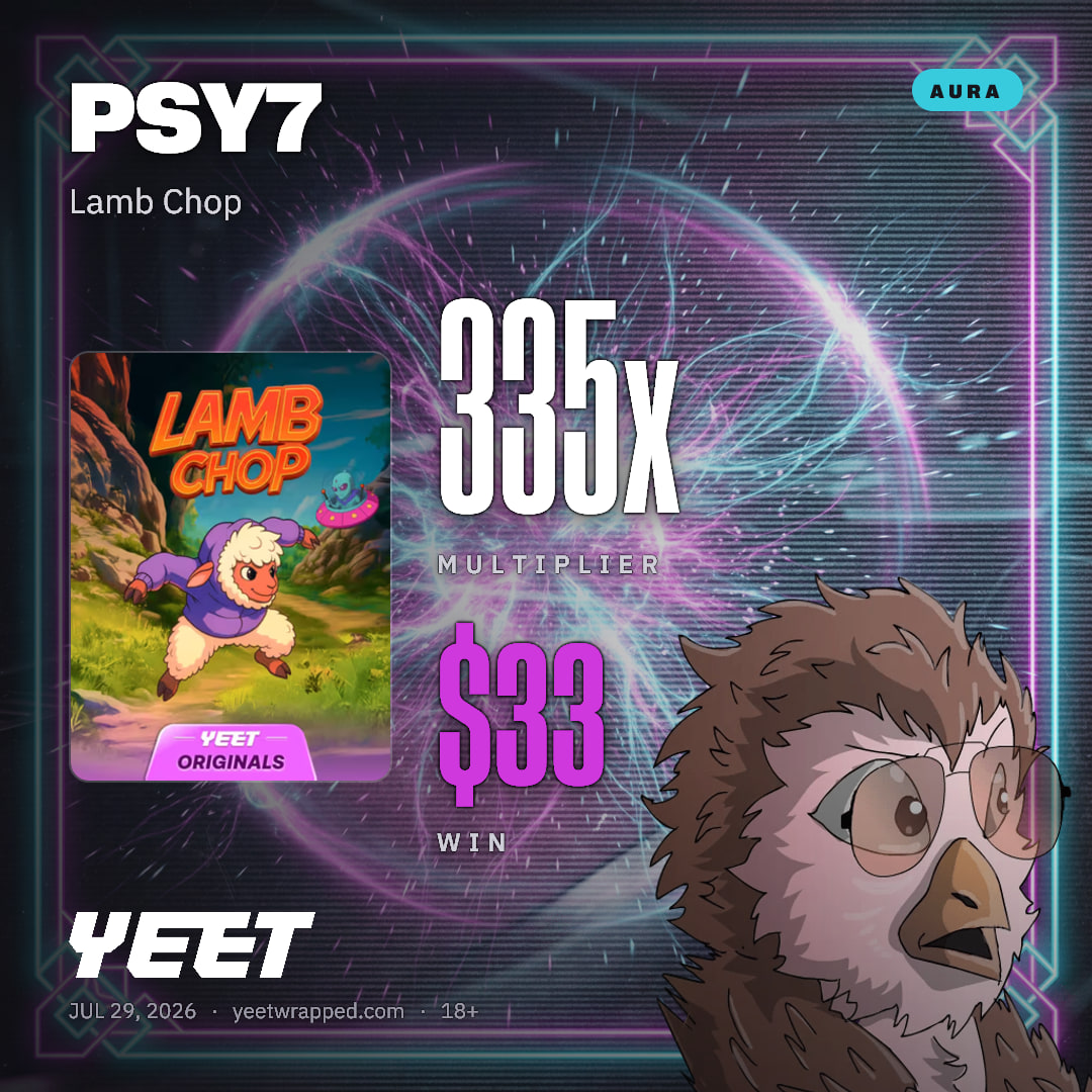 PSY7 hit 334.6x on Lamb Chop