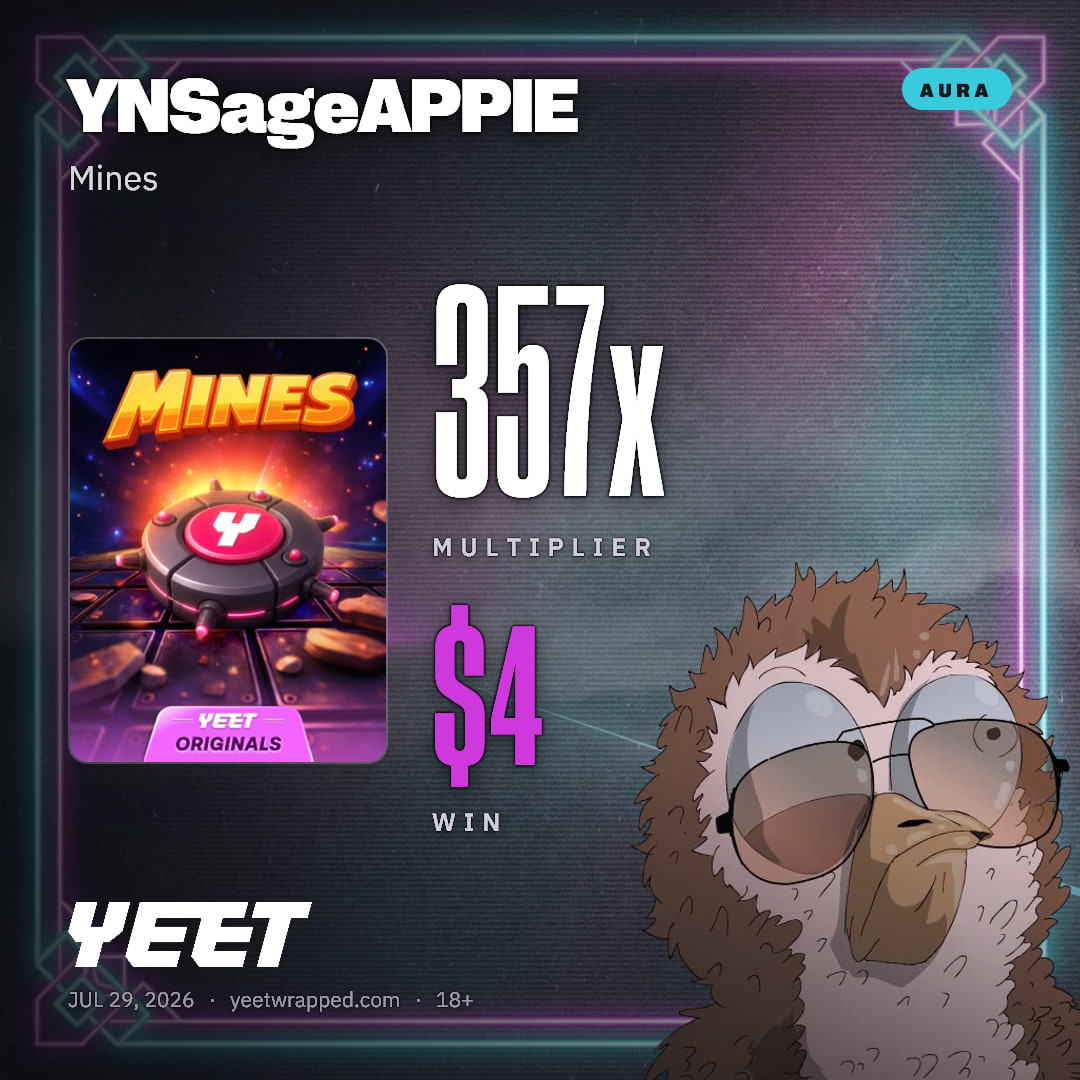 YNSageAPPIE hit 356.6x on Mines