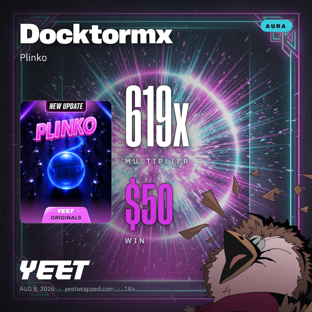 Docktormx hit 619x on Plinko