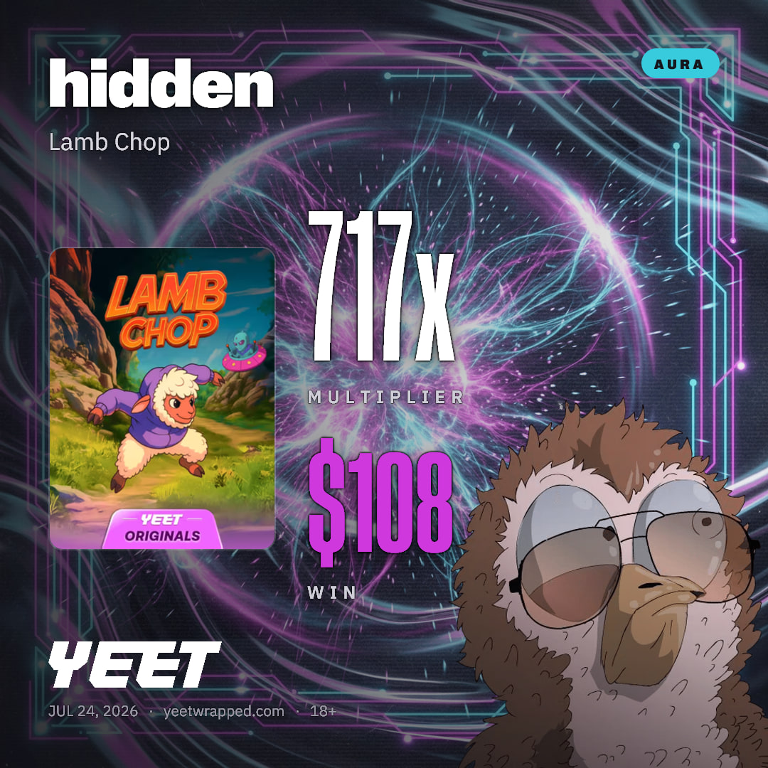 hidden hit 717.1x on Lamb Chop