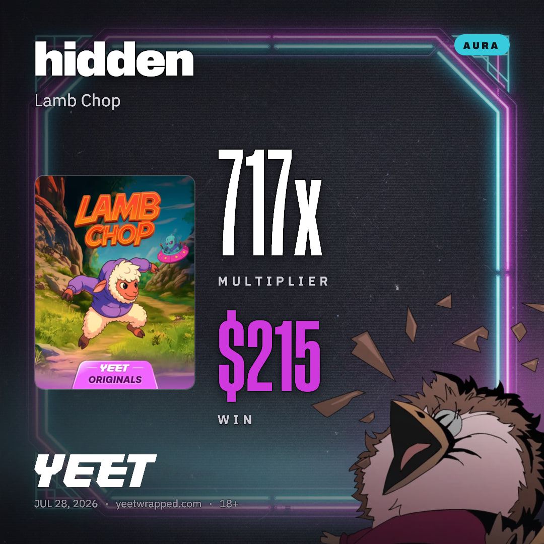 hidden hit 717.1x on Lamb Chop