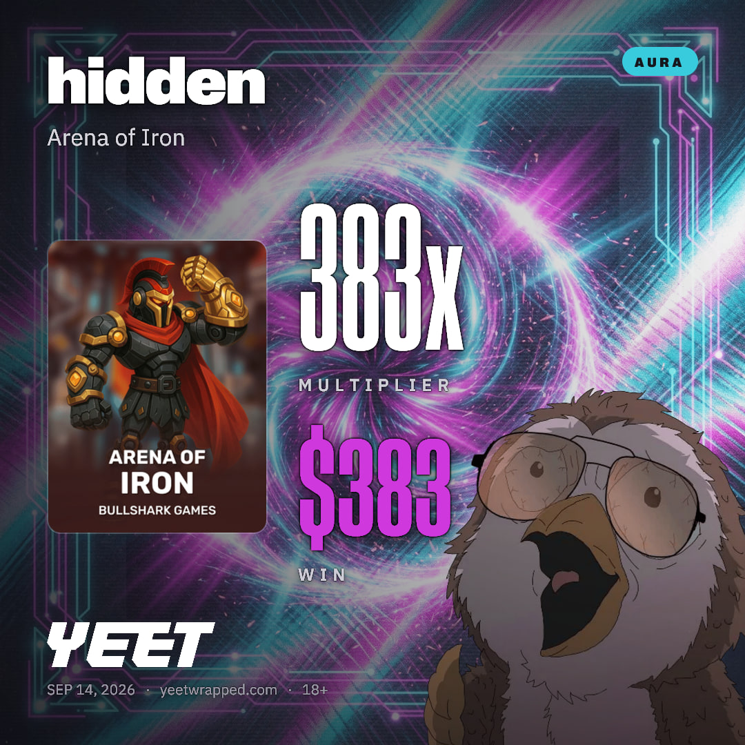hidden hit 383.2x on Arena of Iron