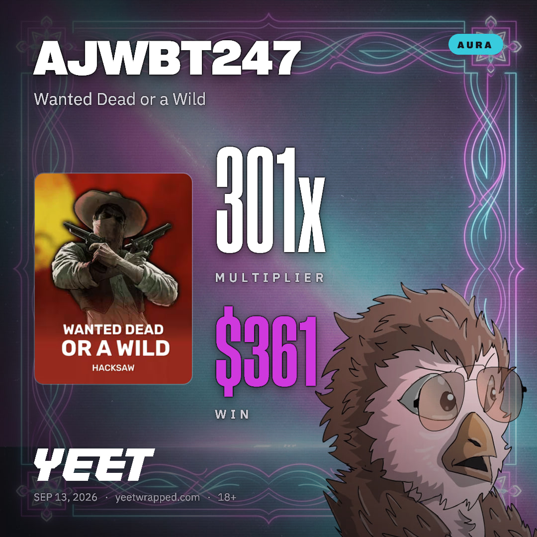 AJWBT247 hit 301.1x on Wanted Dead or a Wild
