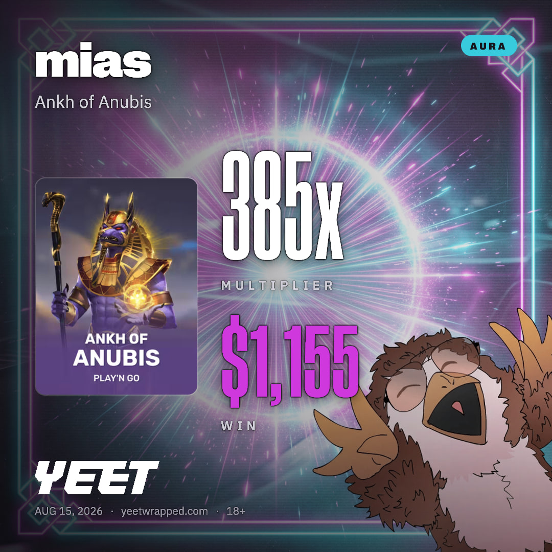 mias hit 385.1x on Ankh of Anubis