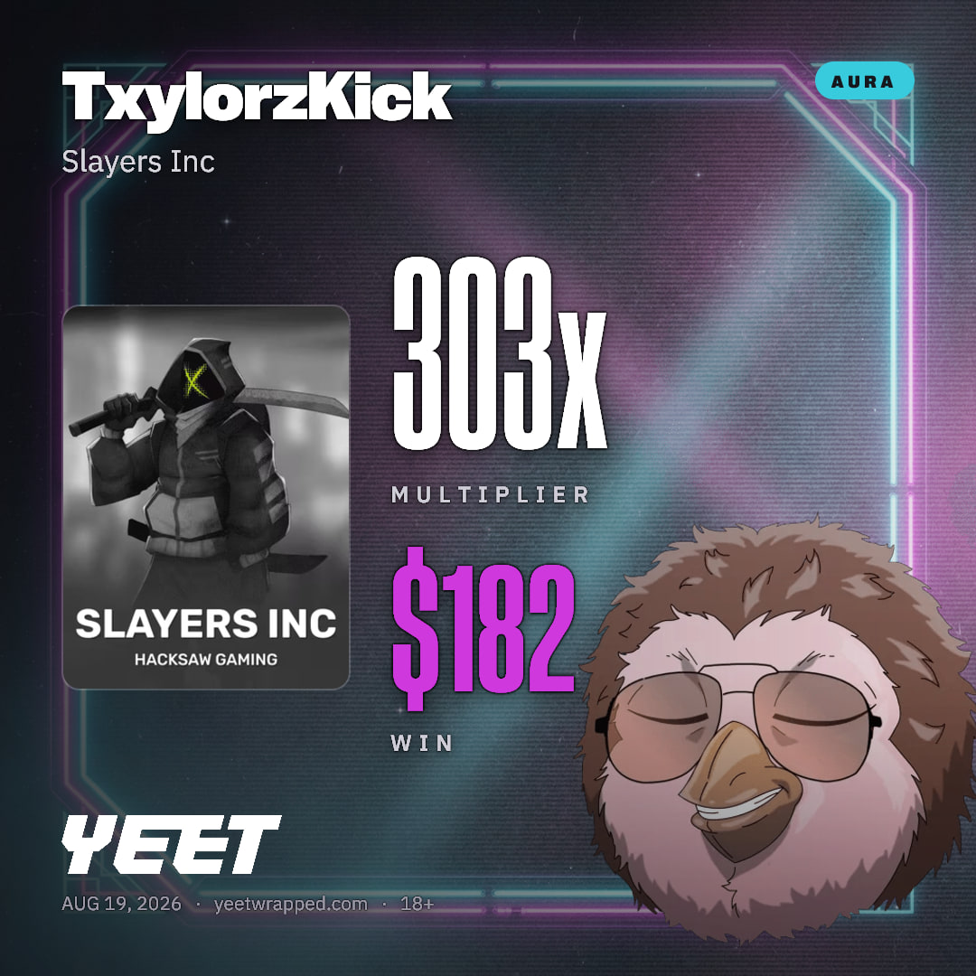 TxylorzKick hit 303.2x on Slayers Inc