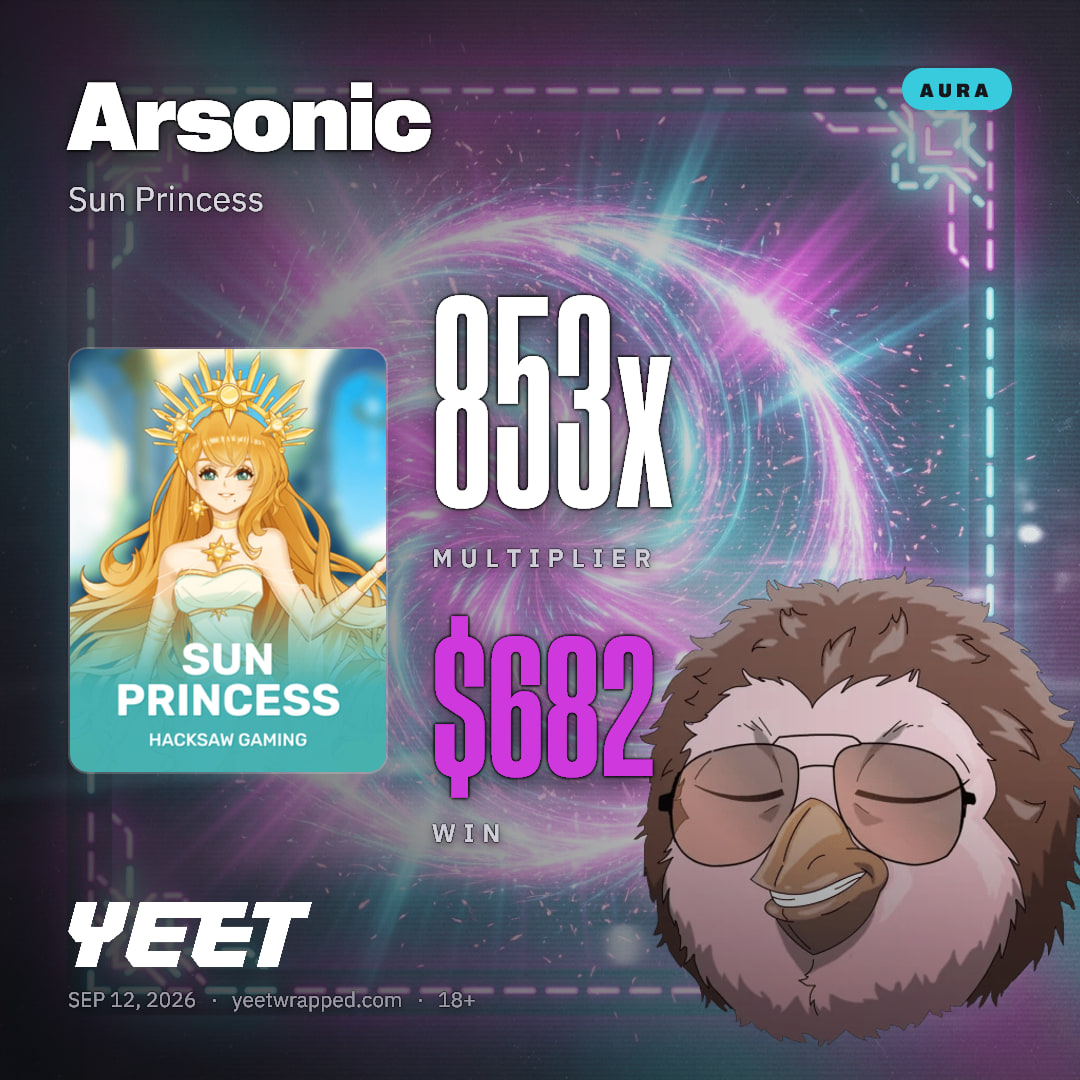 Arsonic hit 852.9x on Sun Princess