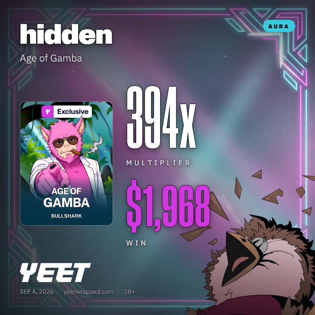 hidden hit 393.7x on Age of Gamba