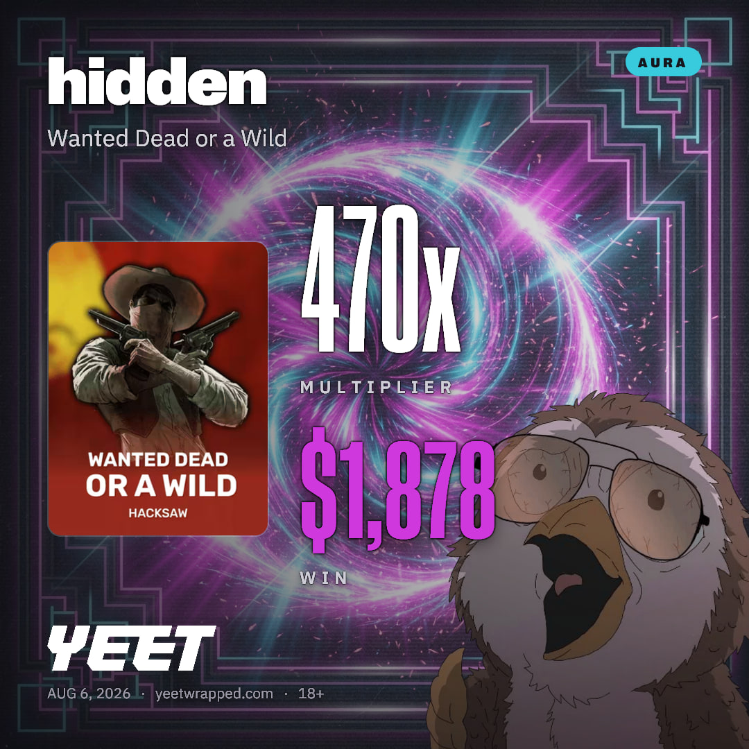 hidden hit 469.5x on Wanted Dead or a Wild