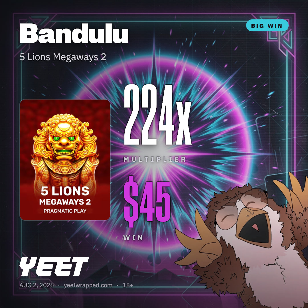 Bandulu hit 223.6x on 5 Lions Megaways 2