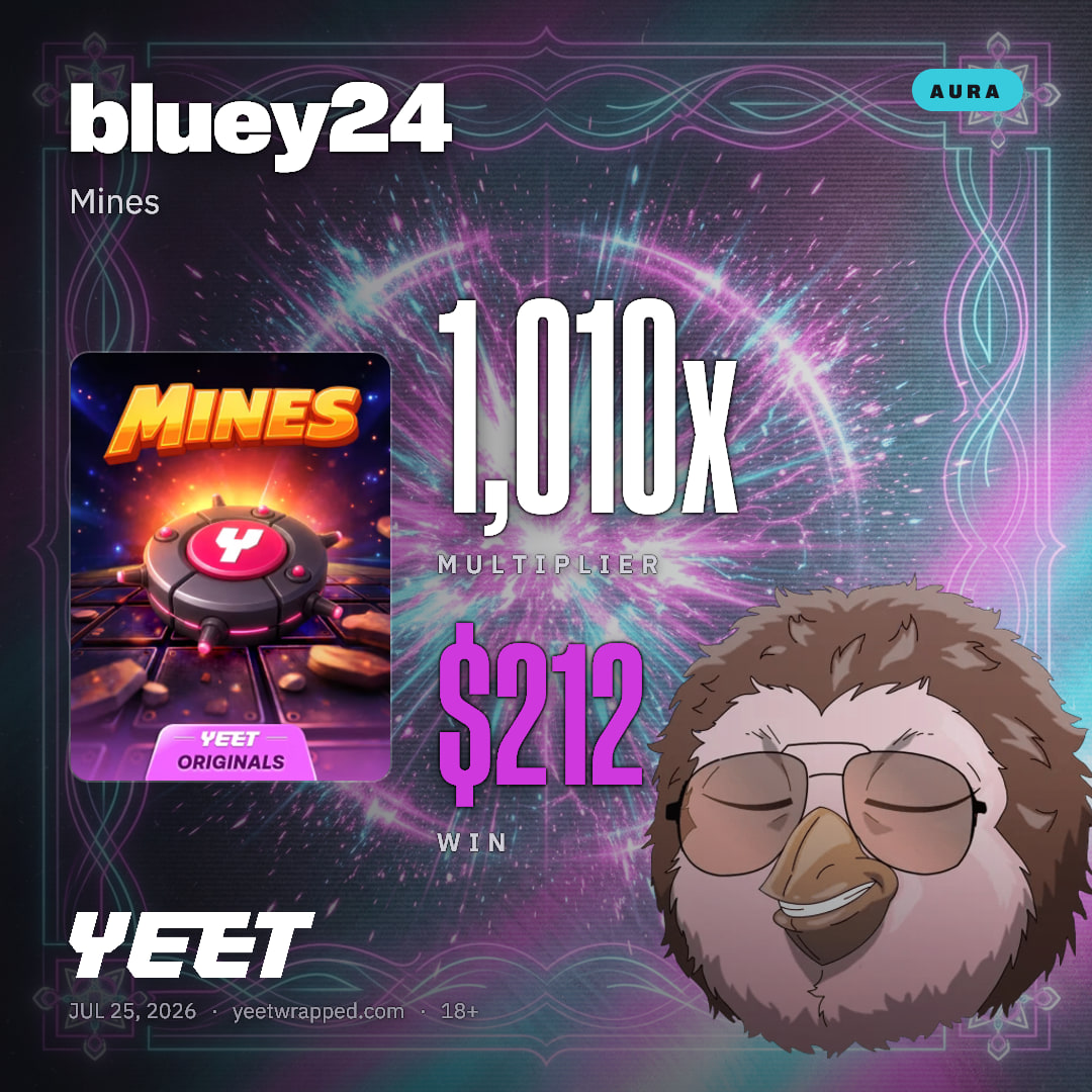 bluey24 hit 1,010x on Mines