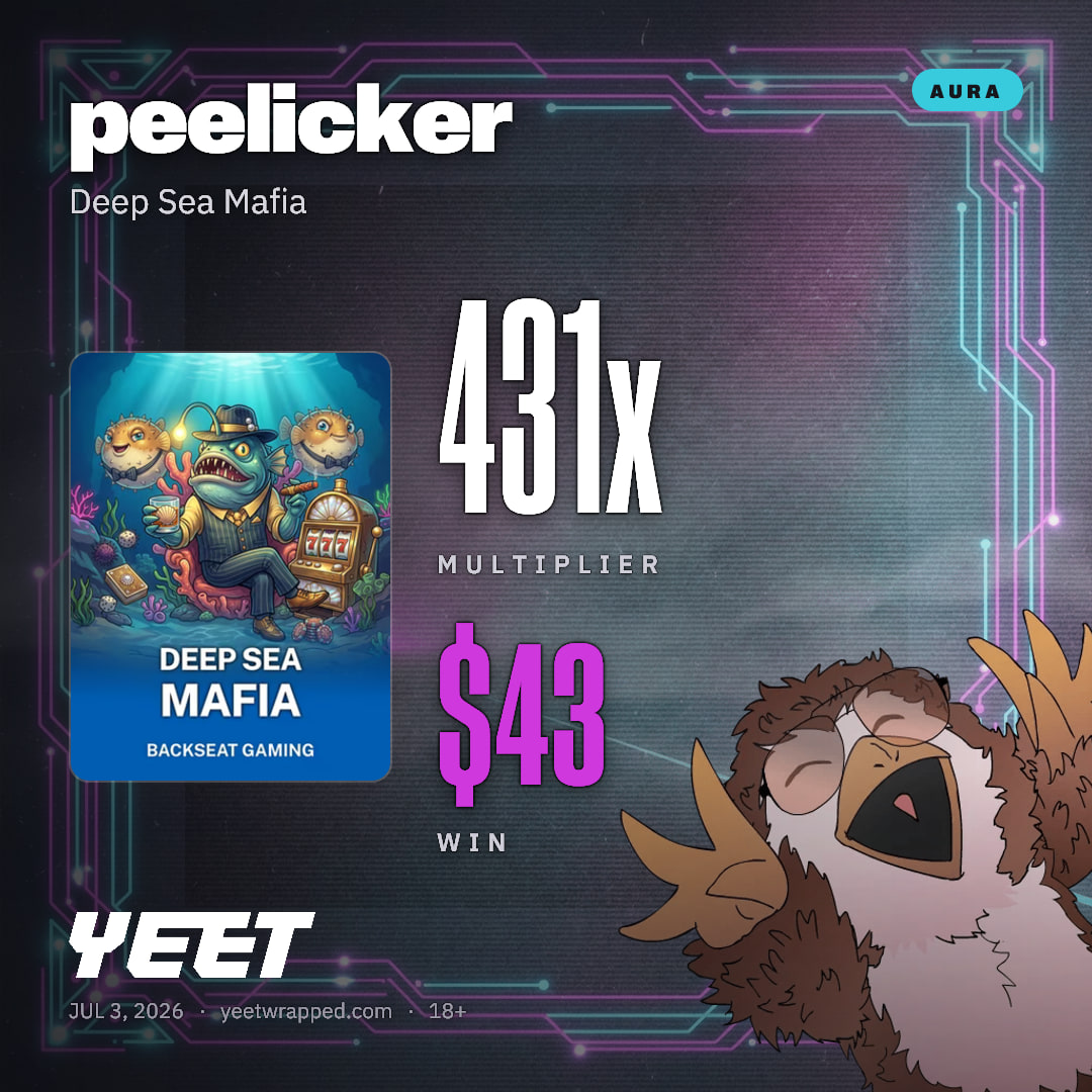 peelicker hit 430.9x on Deep Sea Mafia