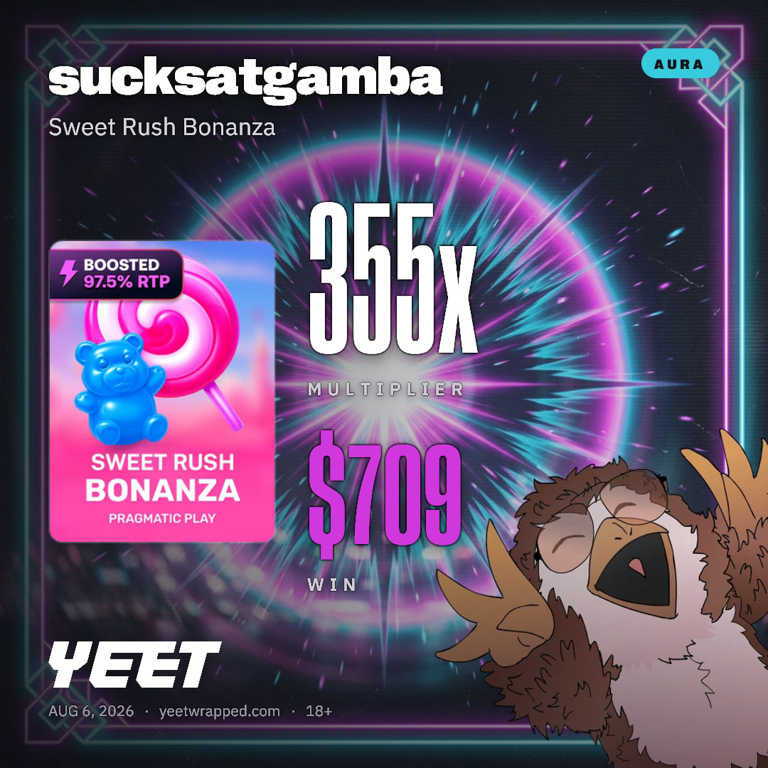 sucksatgamba hit 354.5x on Sweet Rush Bonanza