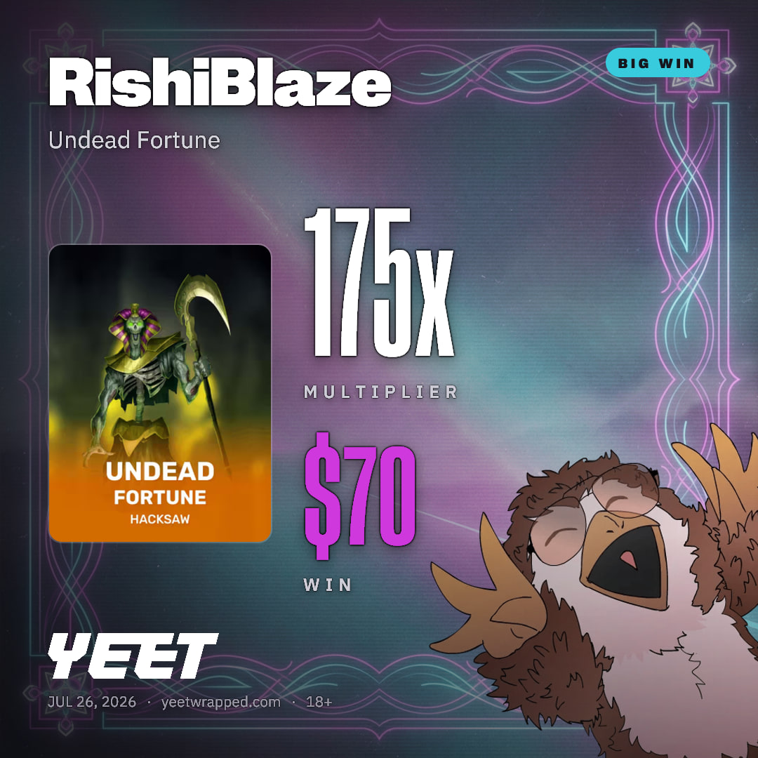 RishiBlaze hit 175x on Undead Fortune