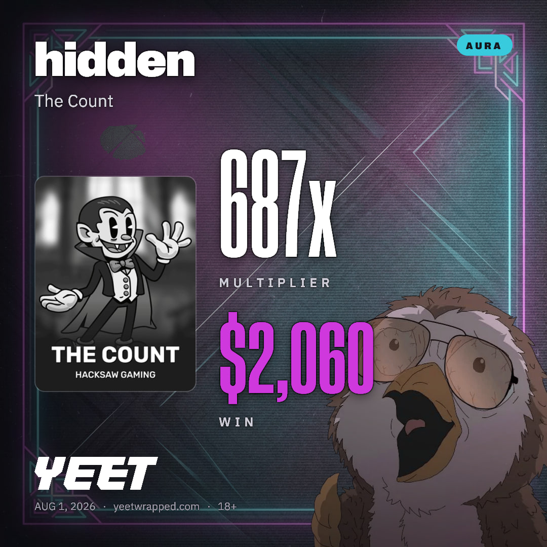 hidden hit 686.5x on The Count