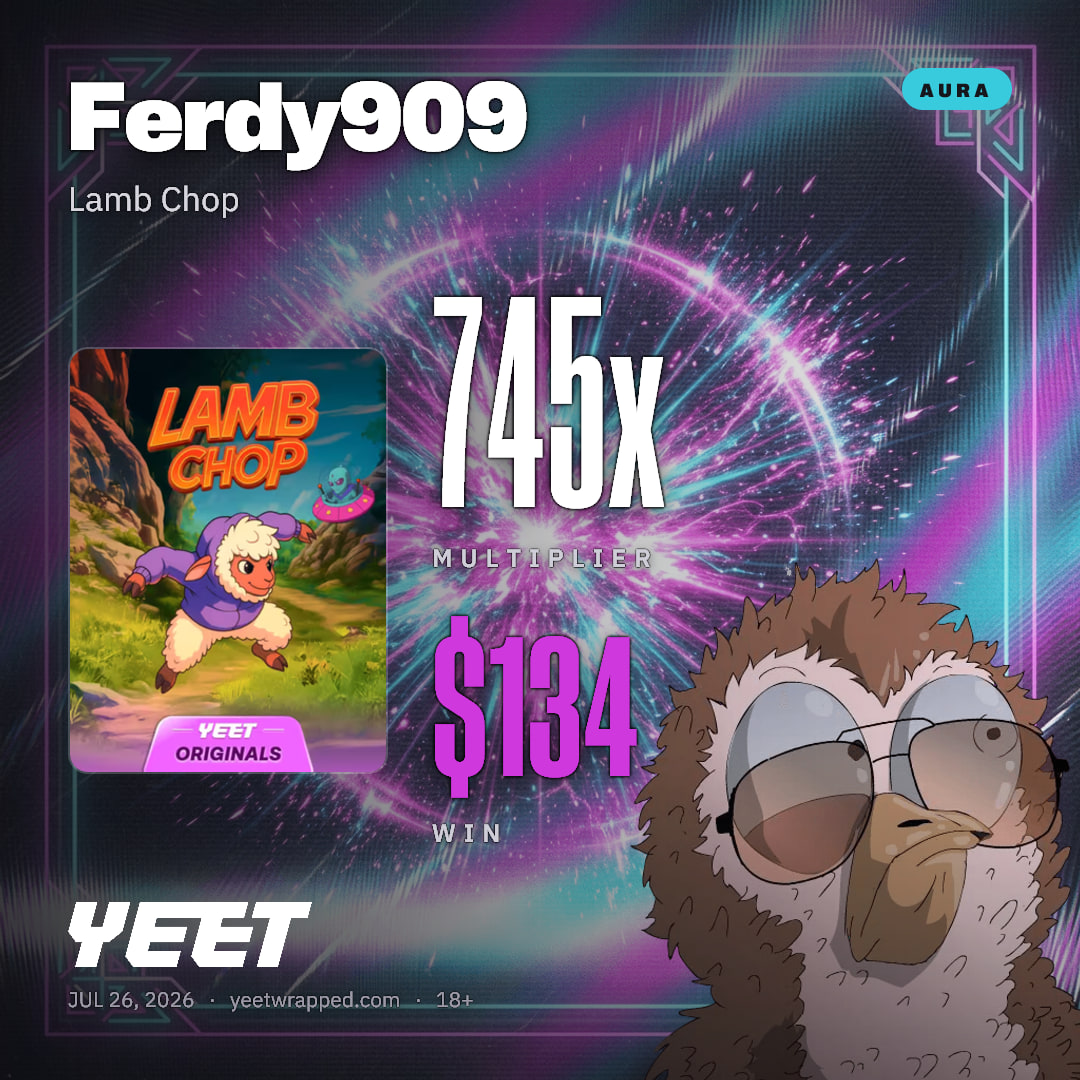 Ferdy909 hit 745.1x on Lamb Chop