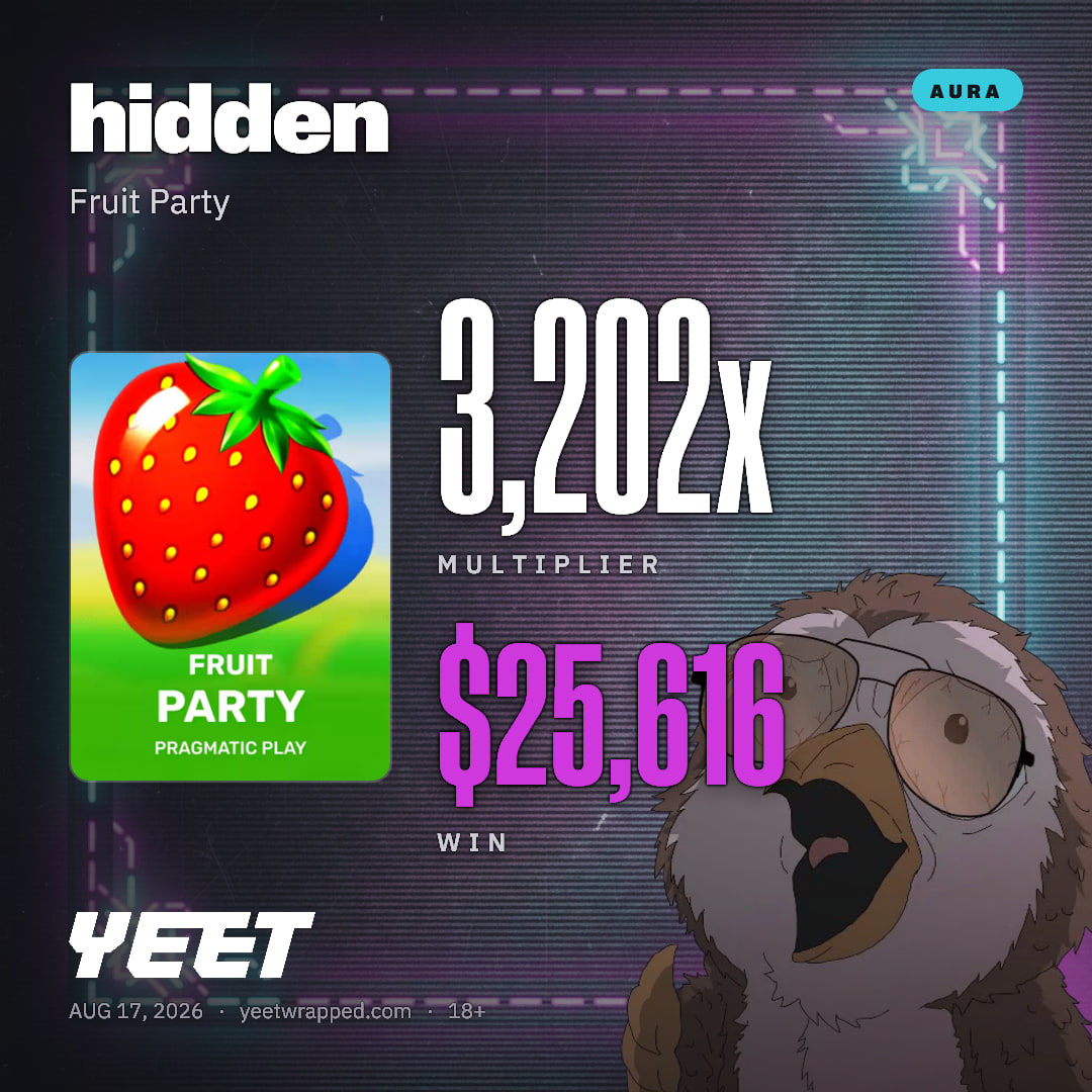 hidden hit 3,202x on Fruit Party