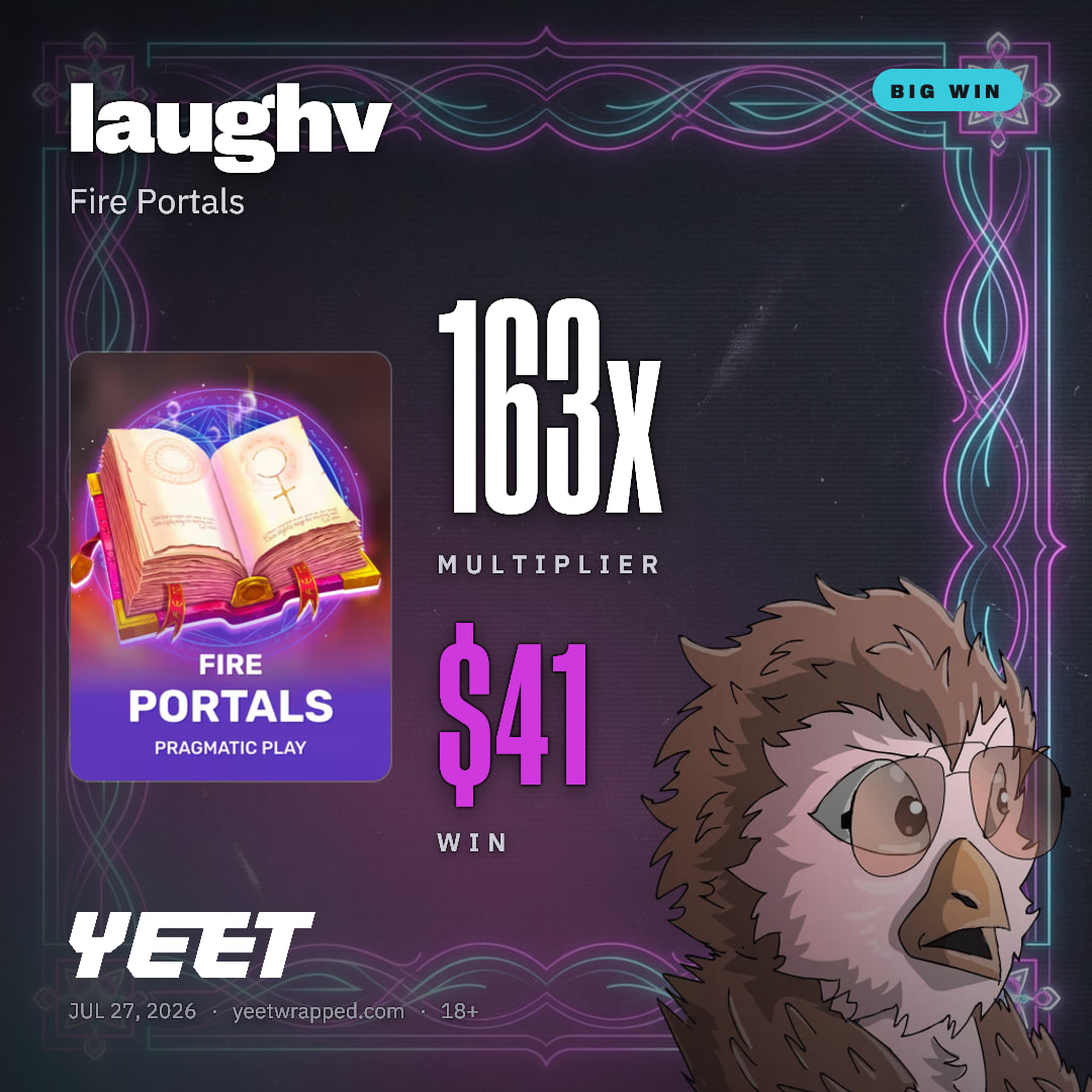 laughv hit 163.5x on Fire Portals