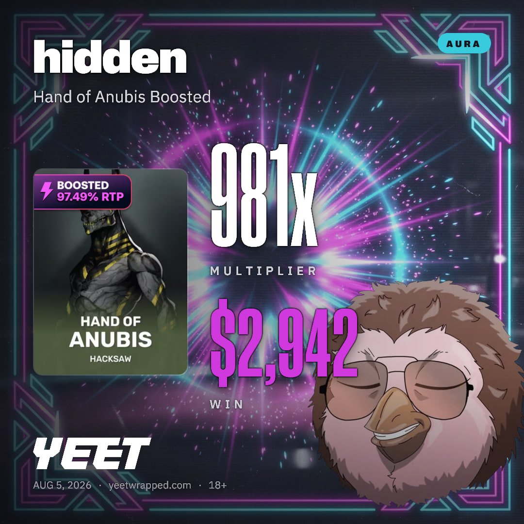 hidden hit 980.7x on Hand of Anubis Boosted