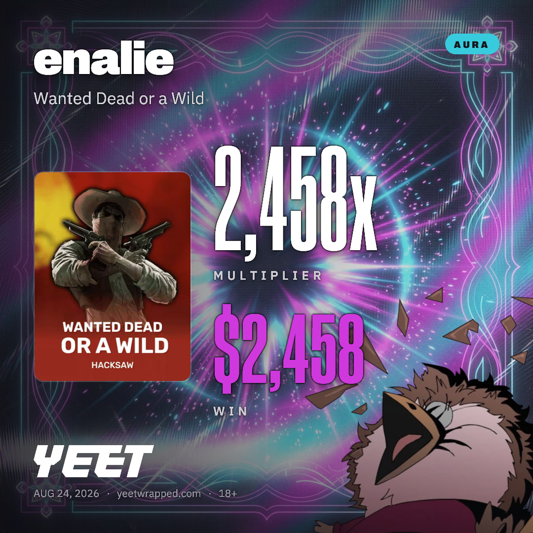 enalie hit 2,458x on Wanted Dead or a Wild