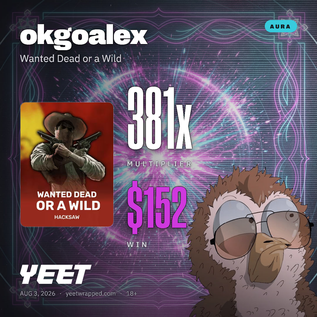 okgoalex hit 381.1x on Wanted Dead or a Wild