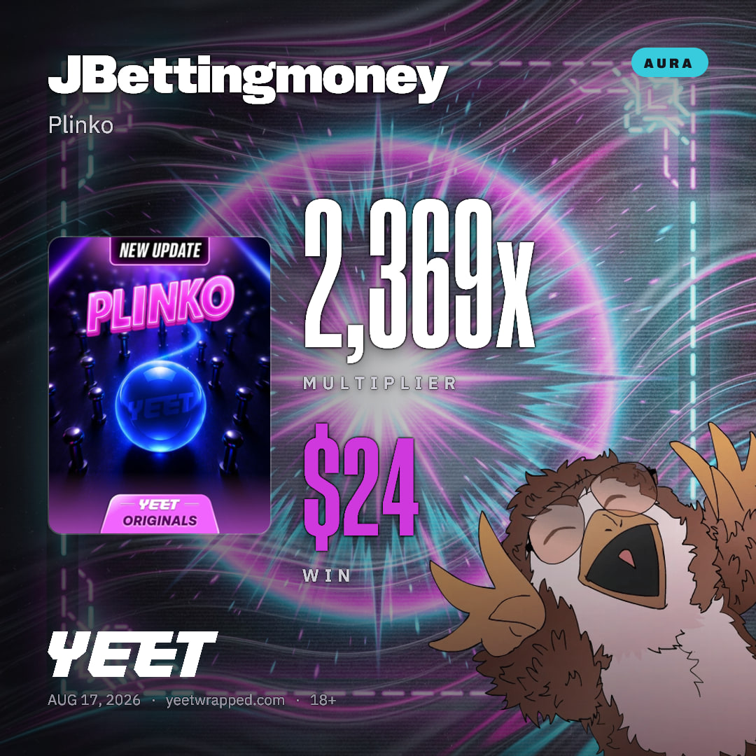 JBettingmoney hit 2,369x on Plinko