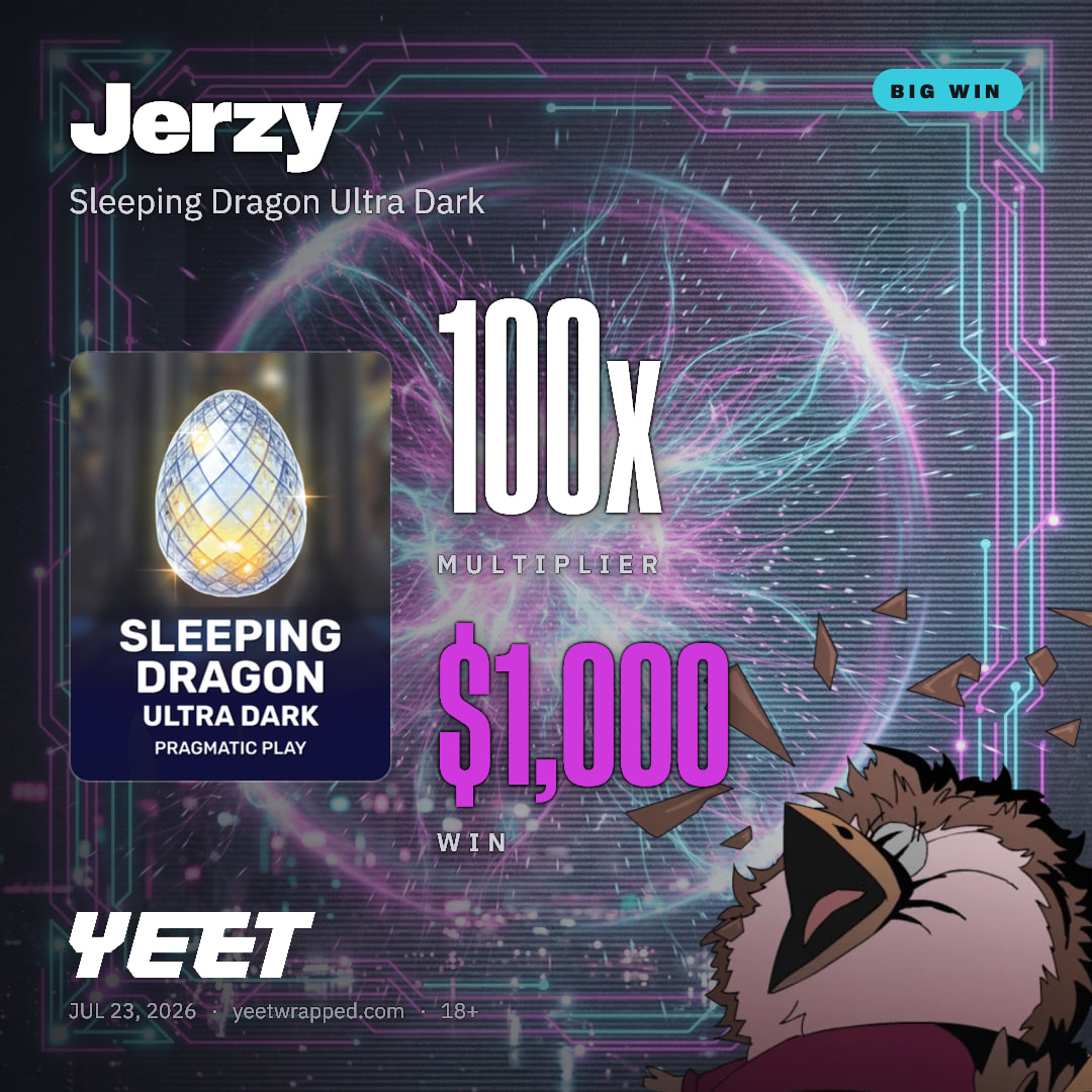 Jerzy hit 100x on Sleeping Dragon Ultra Dark