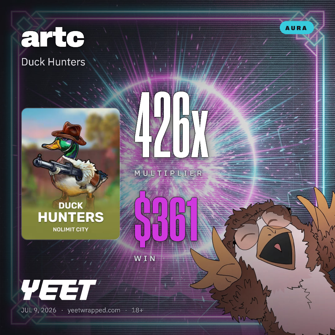 artc hit 426.5x on Duck Hunters