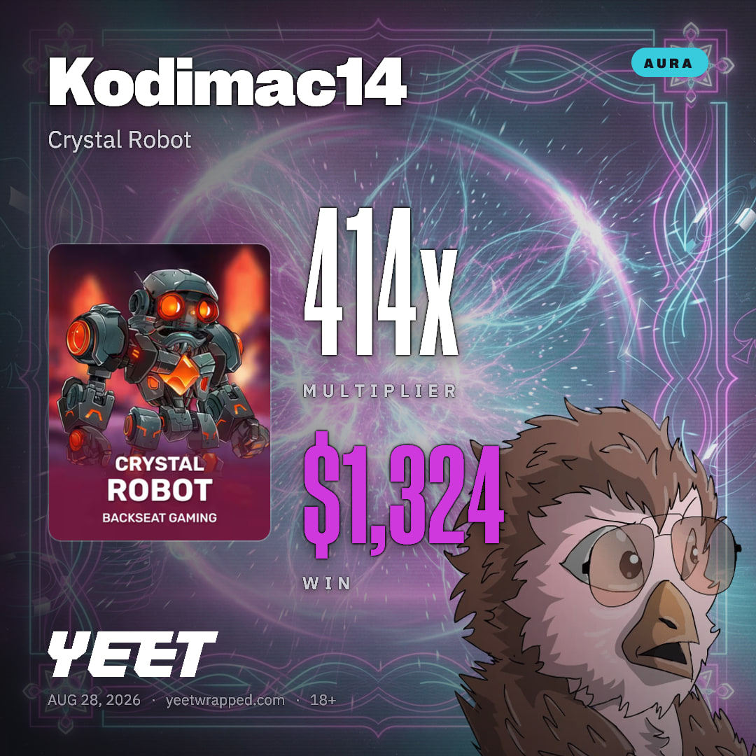 Kodimac14 hit 413.8x on Crystal Robot
