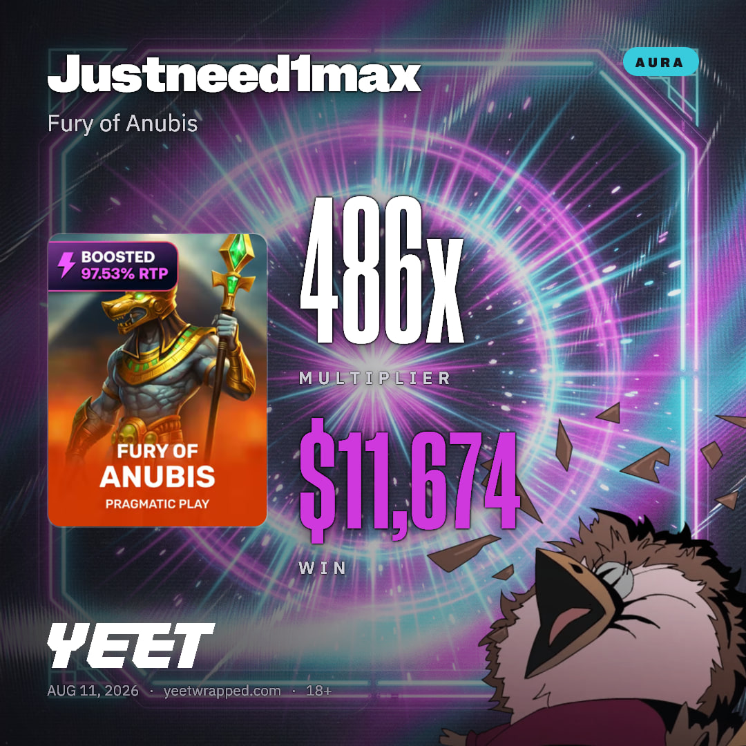 Justneed1max hit 486.4x on Fury of Anubis