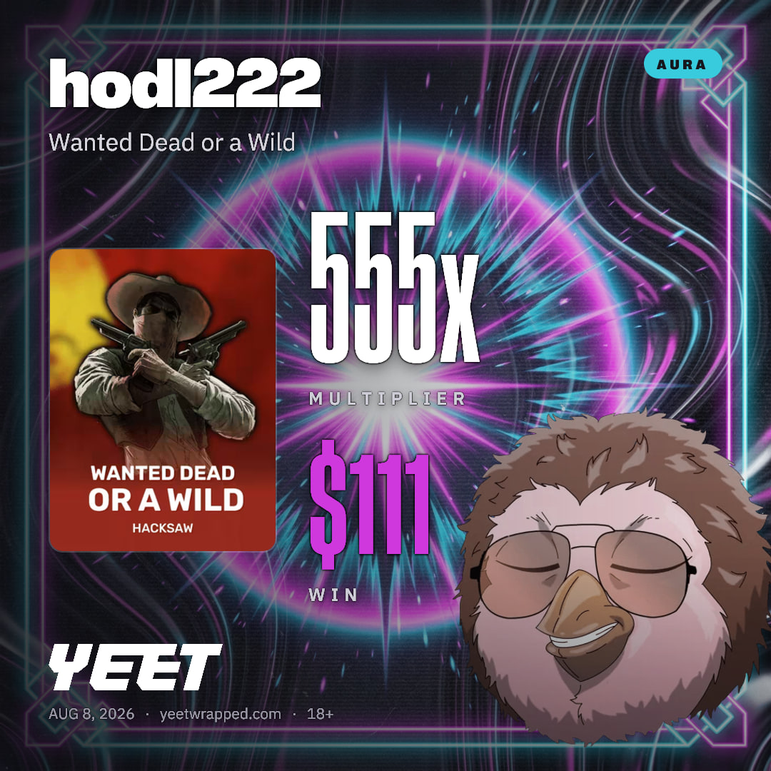hodl222 hit 555x on Wanted Dead or a Wild
