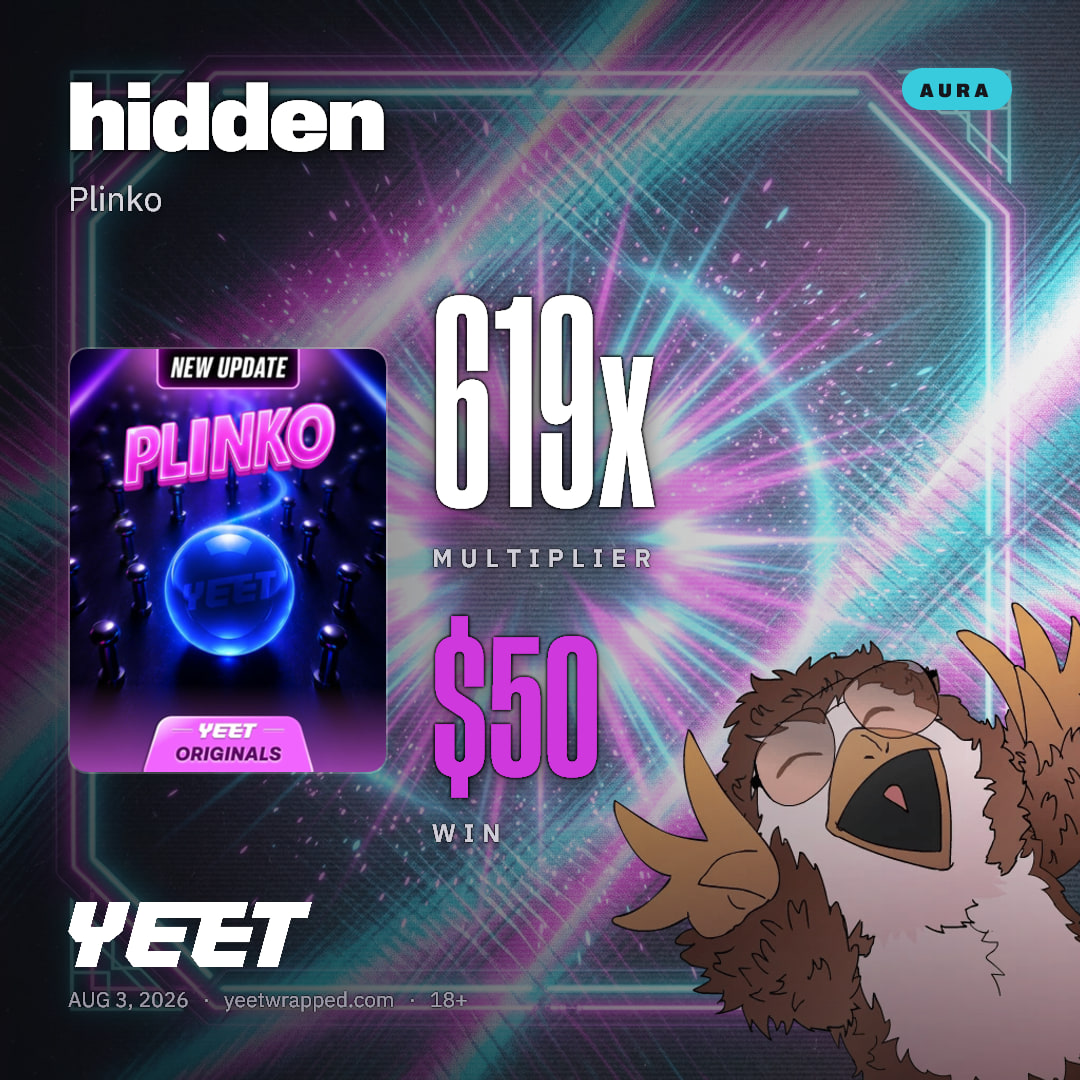 hidden hit 619x on Plinko