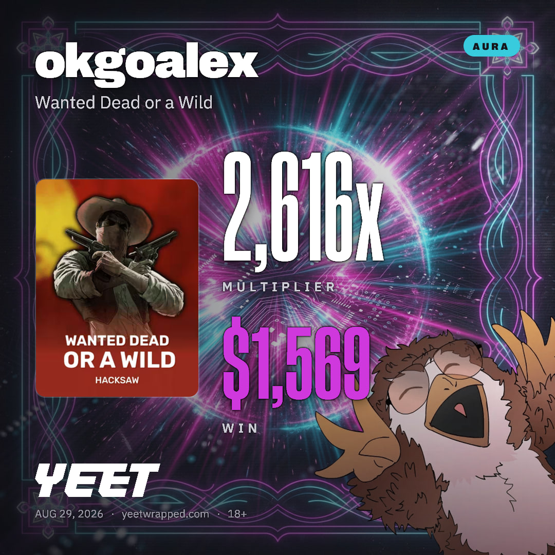 okgoalex hit 2,616x on Wanted Dead or a Wild