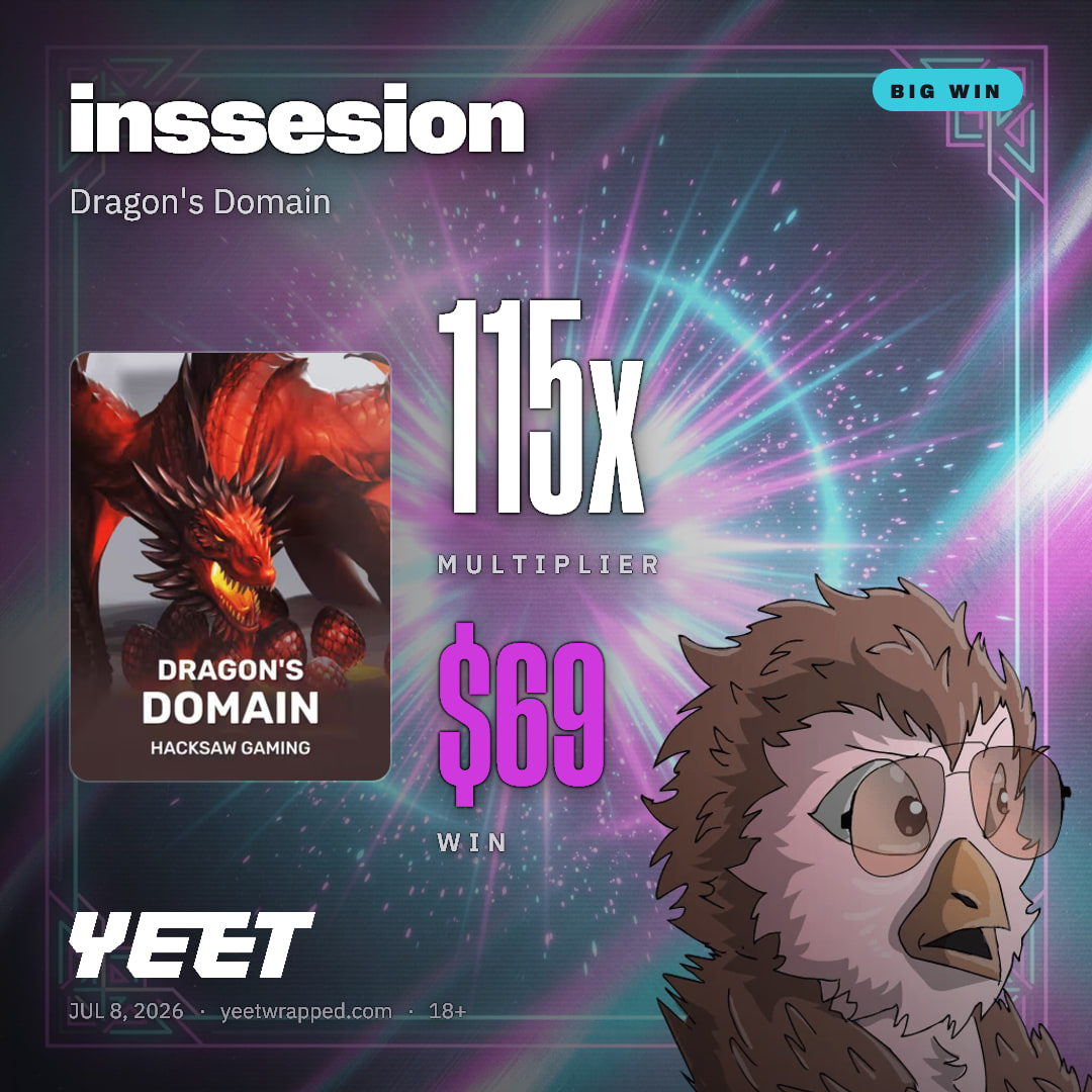 inssesion hit 114.7x on Dragon's Domain