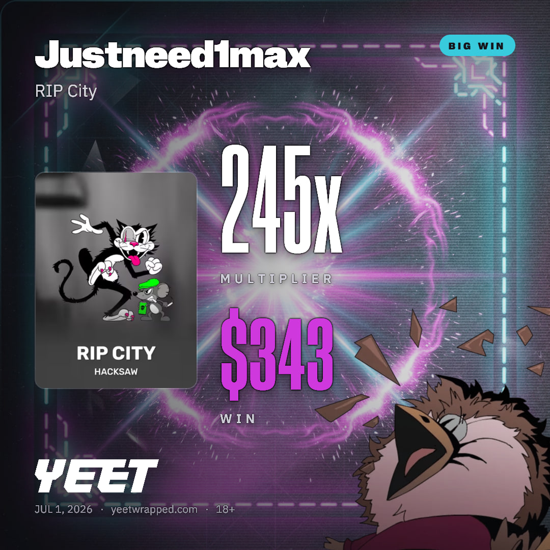 Justneed1max hit 245x on RIP City