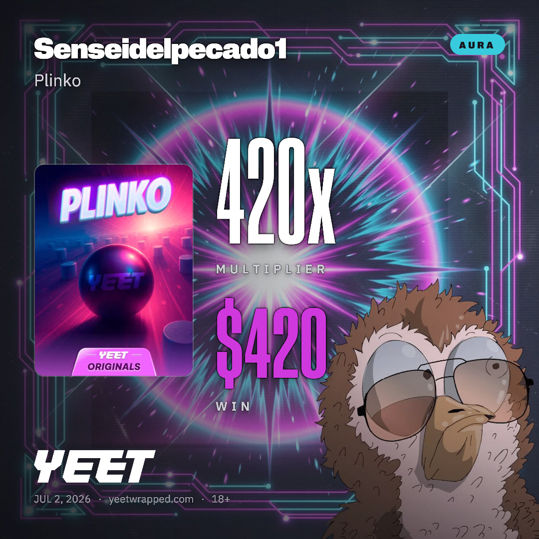 Senseidelpecado1 hit 420x on Plinko