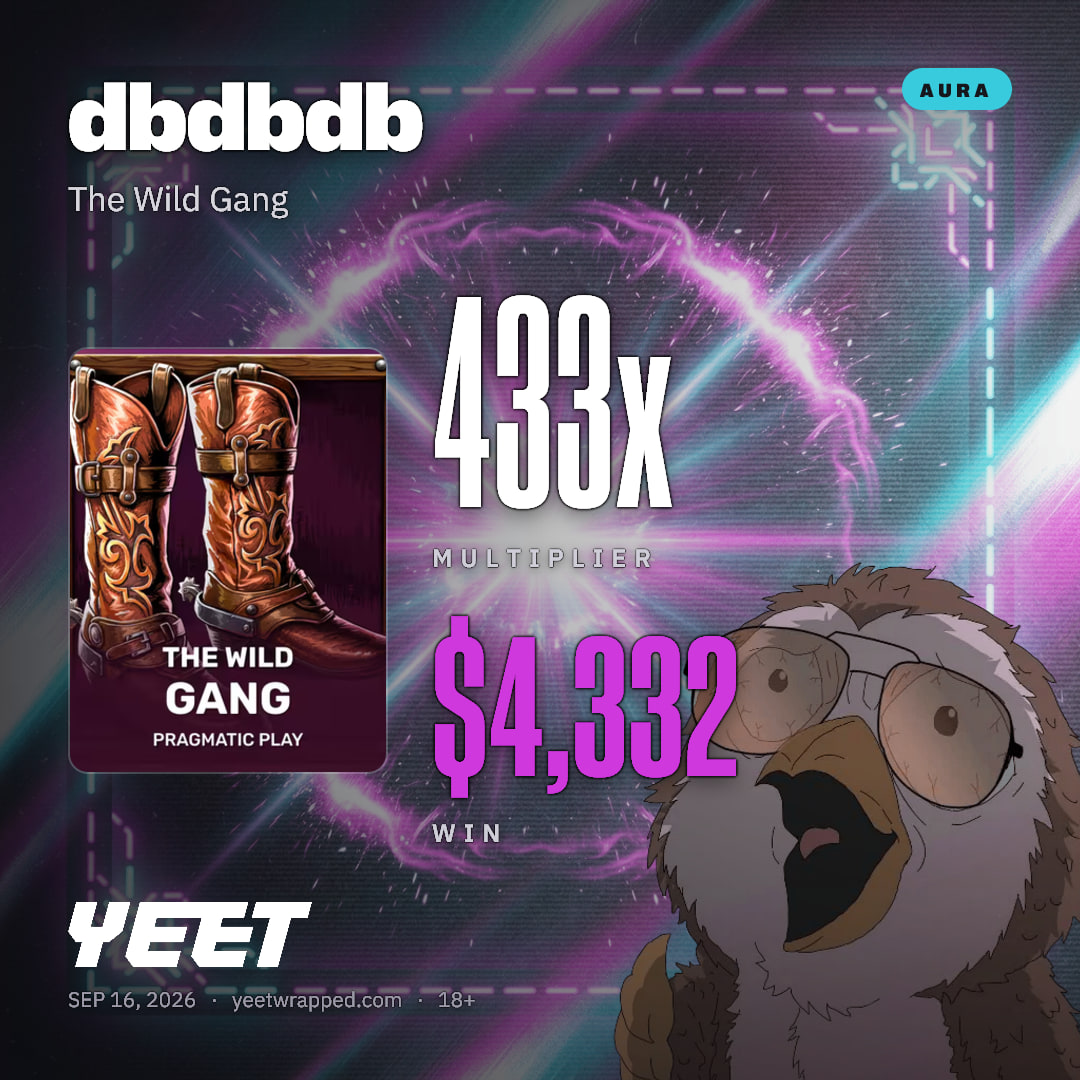 dbdbdb hit 433.2x on The Wild Gang